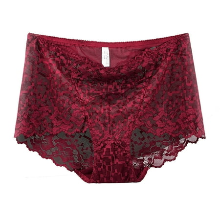 ZHUASHUM Panties For Womens Ladies Waist High Waist Lace Mesh Waist Slim Thin Underwear Women Boyshort 3 Pack
ZHUASHUM Panties For Womens Ladies Waist High Waist Lace Mesh Waist Slim Thin Underwear Women Boyshort 3 Pack