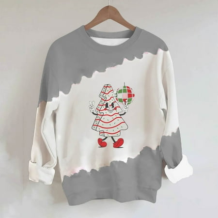 Zedker Fall Womens Clothes Pullover Women Women s Casual Funny Christmas Print Long Sleeve Crew Neck Pullover Blouse Tops
Zedker Fall Womens Clothes Pullover Women Women s Casual Funny Christmas Print Long Sleeve Crew Neck Pullover Blouse Tops