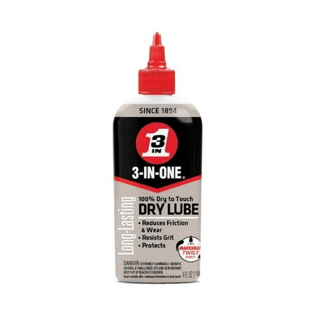 3-IN-ONE Dry Lube Drip Oil, 4 Oz