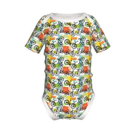Yiaed Retro Bike Print Infant Climbing Short Sleeve Onesie One-Piece Baby Bodysuit Clothes 0-12 Months -2 Years
Yiaed Retro Bike Print Infant Climbing Short Sleeve Onesie One-Piece Baby Bodysuit Clothes 0-12 Months -2 Years