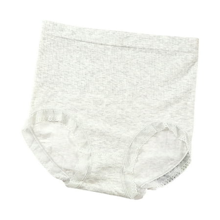 YWDJ Cotton Underwear for Women Women New High-waist Seamless Tummy Panties Lace Edge Breathable Panties Gray F
YWDJ Cotton Underwear for Women Women New High-waist Seamless Tummy Panties Lace Edge Breathable Panties Gray F