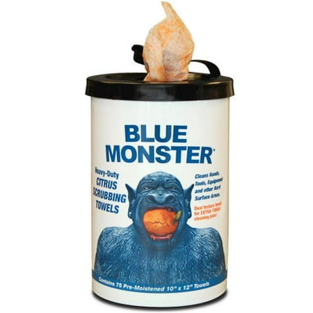 Mill Rose Blue Monster Citrus Scrubbing Towels