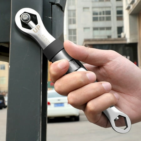 GoFJ Universal Adjustable Spanner High Hardness Wear-resistant Multifunctional Effortless Double-end Wrench for Repair
GoFJ Universal Adjustable Spanner High Hardness Wear-resistant Multifunctional Effortless Double-end Wrench for Repair