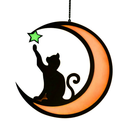 Wind Chime with Dog and Moon Pet Memorial Gifts for Dog Lovers Dog on Moon Stained Glass Window Hanging for Suncatcher
Wind Chime with Dog and Moon Pet Memorial Gifts for Dog Lovers Dog on Moon Stained Glass Window Hanging for Suncatcher