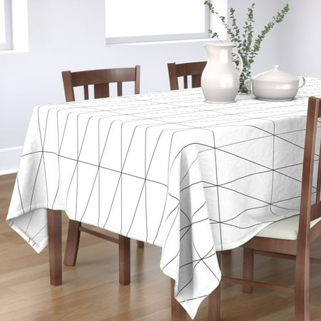 Cotton Sateen Tablecloth 70 Square - Triangle Pattern Modern Geometric Line Black White Minimalist Origami Print Custom Table Linens by Spoonflower
Cotton Sateen Tablecloth 70 Square - Triangle Pattern Modern Geometric Line Black White Minimalist Origami Print Custom Table Linens by Spoonflower