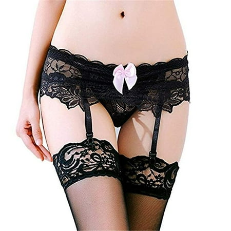 DNDKILG with Garter Thongs for Women Low Rise G String Lace Sexy lingerie Bikini Underwear Black One Size
DNDKILG with Garter Thongs for Women Low Rise G String Lace Sexy lingerie Bikini Underwear Black One Size