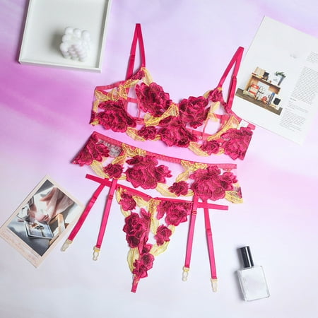 Simplmasygenix Women s Lingerie Lace Sexy Clearance Women s Lace Sexy Sling Embroidery Mesh Carved Three-point Bikini Two-Piece Set Sexy Lingerie
Simplmasygenix Women s Lingerie Lace Sexy Clearance Women s Lace Sexy Sling Embroidery Mesh Carved Three-point Bikini Two-Piece Set Sexy Lingerie