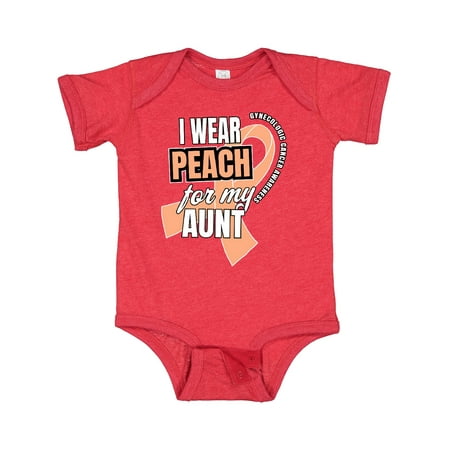 Inktastic I Wear Peach for My Aunt Gynecologic Cancer Awareness Gift Baby Boy or Baby Girl Bodysuit
Inktastic I Wear Peach for My Aunt Gynecologic Cancer Awareness Gift Baby Boy or Baby Girl Bodysuit