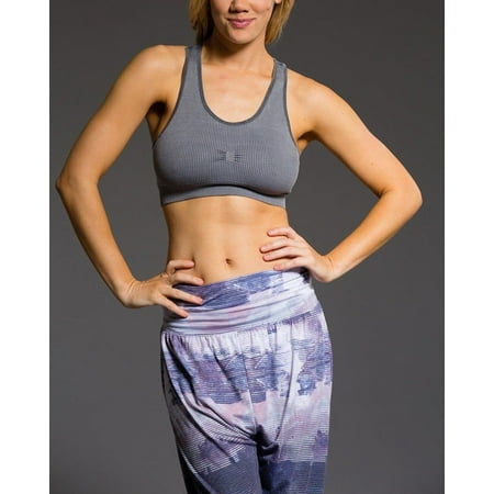Last Chance! Onzie Seamless Stone Wash Bra 3071 Slate Grey