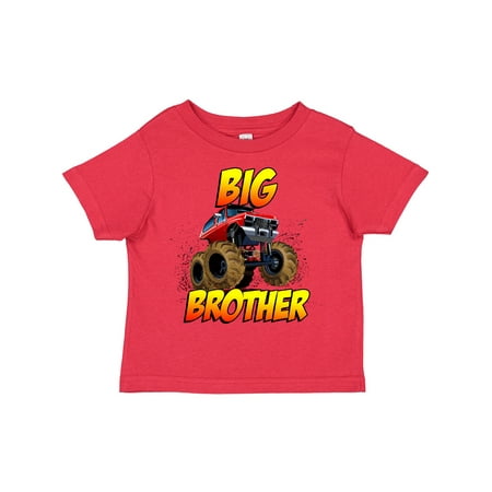Inktastic Big Brother Monster Truck Gift Toddler Boy Girl T-Shirt