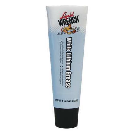 LIQUID WRENCH GR014 Lithium Grease, 8 Oz, White