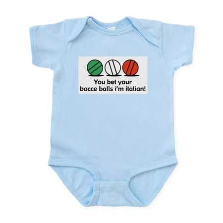 

CafePress - You Bet Your Bocce Balls Infant Bodysuit - Baby Light Bodysuit Size Newborn - 24 Months