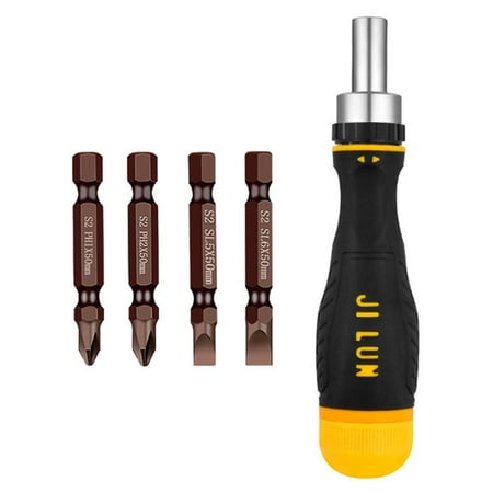 Screwdriver Ratchet | Ratcheting Screwdriver with Magnetic Bits | Repair Tool for Home Garage Office Apartment Car Dorm Bike Electronics Projects
Screwdriver Ratchet | Ratcheting Screwdriver with Magnetic Bits | Repair Tool for Home Garage Office Apartment Car Dorm Bike Electronics Projects
