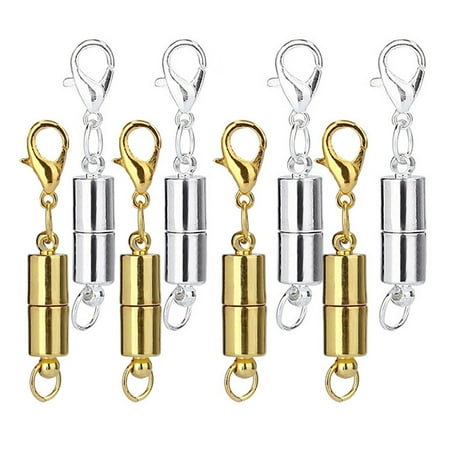 8PCS Necklace Extension Chain Buckle Environmental Cylindrical Magnetic Buckle Practical DIY Jewelry Making Supplies (6mm Golden + 6mm Silver + 8mm Golden + 8mm Silver 2Pcs/Each)
8PCS Necklace Extension Chain Buckle Environmental Cylindrical Magnetic Buckle Practical DIY Jewelry Making Supplies (6mm Golden + 6mm Silver + 8mm Golden + 8mm Silver 2Pcs/Each)