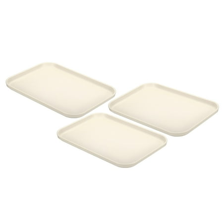 Uxcell Plastic Fast Food Serving Tray 9.8 x 6.7 Reusable Cafeteria Serving Tray White 3Pack
Uxcell Plastic Fast Food Serving Tray 9.8 x 6.7 Reusable Cafeteria Serving Tray White 3Pack