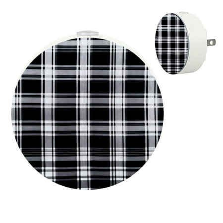 Plaid Black White Automatic night lights plug into wall Dusk to Dawn Sensor Nightlights for Kids & Adults for Bathroom Hallway
Plaid Black White Automatic night lights plug into wall Dusk to Dawn Sensor Nightlights for Kids & Adults for Bathroom Hallway
