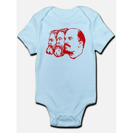 CafePress - Marx Engels & Lenin Infant Bodysuit - Baby Light Bodysuit
