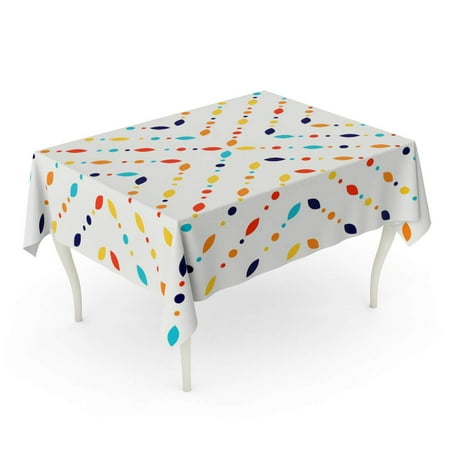 SIDONKU Blue Abstract Geometric Small Spots and Dots Colorful Particles on Light Orange Tablecloth Table Desk Cover Home Party Decor 60x120 inch
SIDONKU Blue Abstract Geometric Small Spots and Dots Colorful Particles on Light Orange Tablecloth Table Desk Cover Home Party Decor 60x120 inch