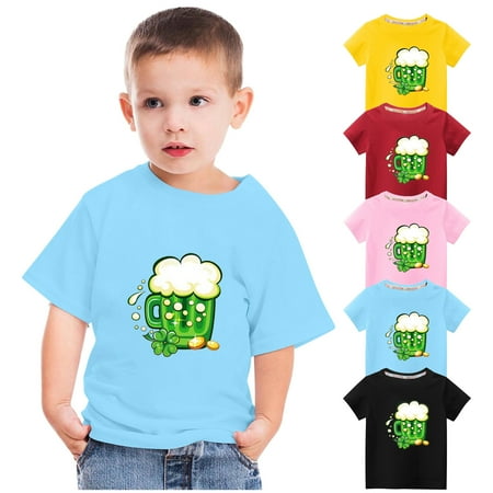 Cotton Shirts for Toddler Kids Boys Girls Fashion Cute Round Neck Print Short Sleeve TopBlack qILAKOG Size 7-8 Years
Cotton Shirts for Toddler Kids Boys Girls Fashion Cute Round Neck Print Short Sleeve TopBlack qILAKOG Size 7-8 Years