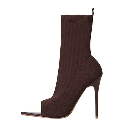 HGWXX7 Women s Boots Autumn And Winter Mid-length Boots Open Toe Boots Women s Elastic High Heels Women s Suede Mid-length Boots Fall Shoes
HGWXX7 Women s Boots Autumn And Winter Mid-length Boots Open Toe Boots Women s Elastic High Heels Women s Suede Mid-length Boots Fall Shoes