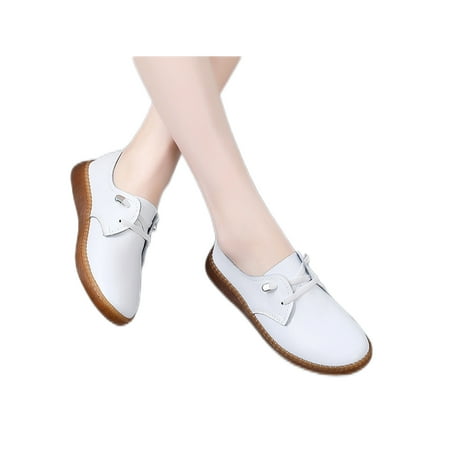 Difumos Women Breathable Low Top Flats Comfort Slip-ons Moccasins Driving Lightweight Loafers White 7.5
Difumos Women Breathable Low Top Flats Comfort Slip-ons Moccasins Driving Lightweight Loafers White 7.5