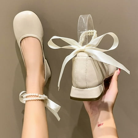 Cathalem Boots Women Women s Fashion Shallow Mouth Leather Shoes New Fairy Style Pearl Casual Tape Adhesive Shoes Evening Shoes Shoes Beige 7.5
Cathalem Boots Women Women s Fashion Shallow Mouth Leather Shoes New Fairy Style Pearl Casual Tape Adhesive Shoes Evening Shoes Shoes Beige 7.5