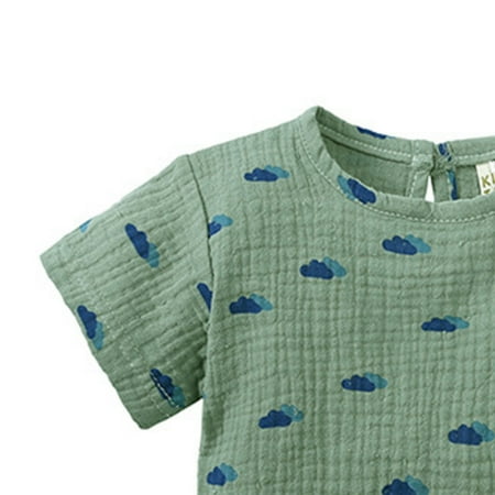 Aayomet Toddler Boys Short Sleeve Cartoon Prints T Shirt Tops Shorts Child Kids Set&Outfits Boy Outfits Green 6-12 Months
Aayomet Toddler Boys Short Sleeve Cartoon Prints T Shirt Tops Shorts Child Kids Set&Outfits Boy Outfits Green 6-12 Months