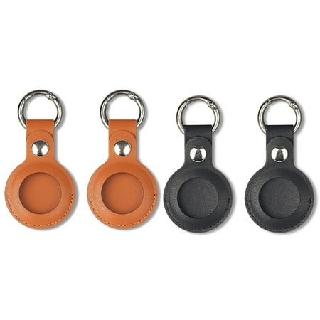 4Pcs Case Compatible for PU Leather Cover with Keychain Holder Key Ring for Air Tag Brown & Black
4Pcs Case Compatible for PU Leather Cover with Keychain Holder Key Ring for Air Tag Brown & Black