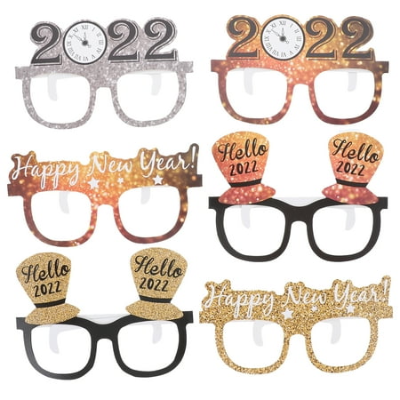 Hemoton 6Pcs New Year 2022 Eyeglasses Funny Creative Glasses Decor Party Costume Prop
Hemoton 6Pcs New Year 2022 Eyeglasses Funny Creative Glasses Decor Party Costume Prop