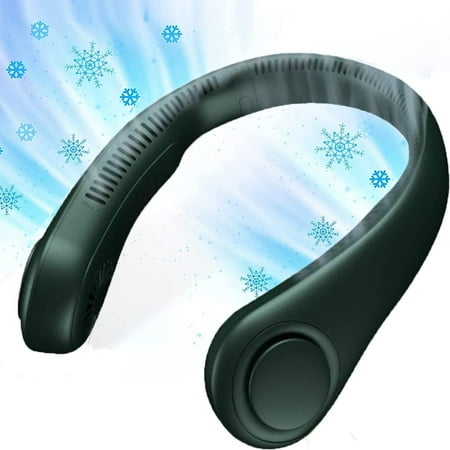 Bladeless Necklace Fan Hands Free Bladeless Hanging Sport Fan Portable Neck Fan Mini Neck-Hanging Double Fan Lazy Neckband Fan For Indoor Outdoor Home Sports Travel (Dark Green)
Bladeless Necklace Fan Hands Free Bladeless Hanging Sport Fan Portable Neck Fan Mini Neck-Hanging Double Fan Lazy Neckband Fan For Indoor Outdoor Home Sports Travel (Dark Green)