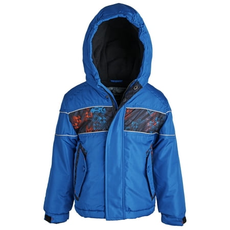 Rothschild Big Boys Down Alternative Fleece Winter Puffer Bubble Jacket Coat
