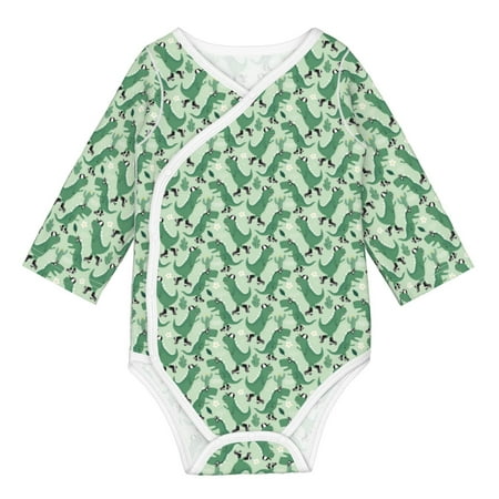 Matuu Dinosaurs on Roller Skater for Baby Long-Sleeve Bodysuit Soft Cotton Comfortable and Breathable Perfect for Newborns and Infants
Matuu Dinosaurs on Roller Skater for Baby Long-Sleeve Bodysuit Soft Cotton Comfortable and Breathable Perfect for Newborns and Infants