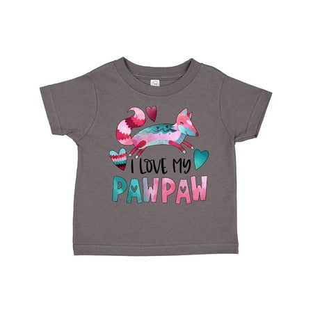 Inktastic I Love My Pawpaw Pink and Blue Fox with Hearts Gift Toddler Boy or Toddler Girl T-Shirt
Inktastic I Love My Pawpaw Pink and Blue Fox with Hearts Gift Toddler Boy or Toddler Girl T-Shirt
