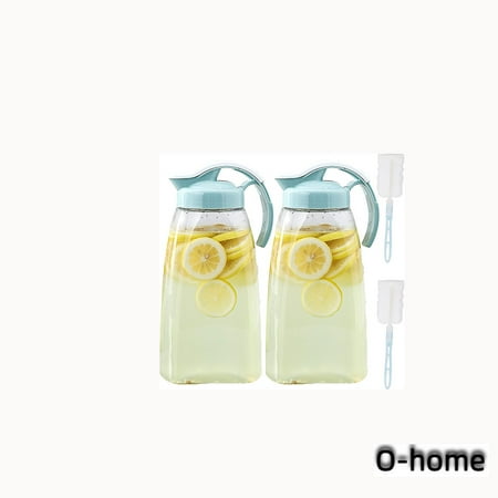 2 Pack Plastic Water Pitcher with Lid Beverage Pitcher Juice Container High Heat Resistant One-touch Airtight Pitcher for Juice Water Coffee Tea Lemonade Leak Proof
2 Pack Plastic Water Pitcher with Lid Beverage Pitcher Juice Container High Heat Resistant One-touch Airtight Pitcher for Juice Water Coffee Tea Lemonade Leak Proof