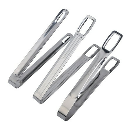 HOMEMAXS 3Pcs Kitchen Food Tong Towel Tongs Ice Cube Tongs Non Kitchen Tongs