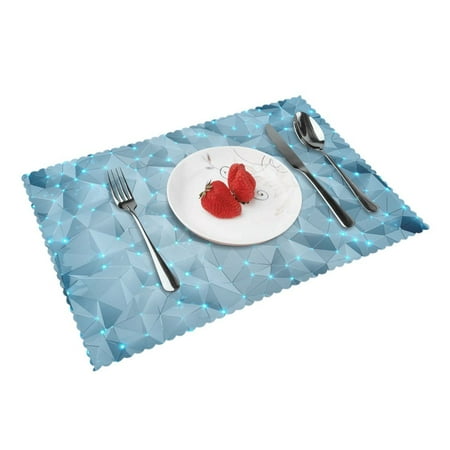 Home Geometric Polygon Background Placemats Set Of 4 Washable Wipeable Place Mats Place Mats For Festival Parties Family Dinner (12 X 18inch)
Home Geometric Polygon Background Placemats Set Of 4 Washable Wipeable Place Mats Place Mats For Festival Parties Family Dinner (12 X 18inch)