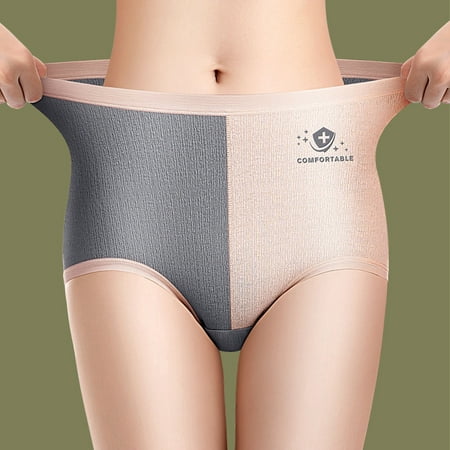 Cathalem Lightly Lined Bras for Women Full Coverage Ladies Mid Waist Elastic Stitching Seamless Breathable Panties for Women Underpants Dark Gray X-Large
Cathalem Lightly Lined Bras for Women Full Coverage Ladies Mid Waist Elastic Stitching Seamless Breathable Panties for Women Underpants Dark Gray X-Large