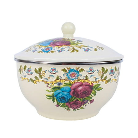 NUOLUX Enamel Rice Bowl Vintage Food Bowl Household Soup Bowl Storage Bowl (Random Color)
NUOLUX Enamel Rice Bowl Vintage Food Bowl Household Soup Bowl Storage Bowl (Random Color)