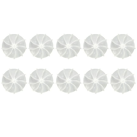 JULYING 10 Pieces/Set Transparent Color Plastic Fan Blades Hair Dryer Universal High Power AC Motor Plastic Fan Blade
JULYING 10 Pieces/Set Transparent Color Plastic Fan Blades Hair Dryer Universal High Power AC Motor Plastic Fan Blade
