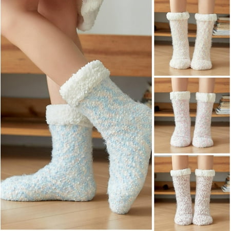 Zhaomeidaxi Winter Socks Non-slip Silicone Fleece Thickened Plus Velvet Tube Socks Sleep Socks Christmas Elements Warm Fluffy Slippers Carpet Snow Socks style3 2 Pairs
Zhaomeidaxi Winter Socks Non-slip Silicone Fleece Thickened Plus Velvet Tube Socks Sleep Socks Christmas Elements Warm Fluffy Slippers Carpet Snow Socks style3 2 Pairs