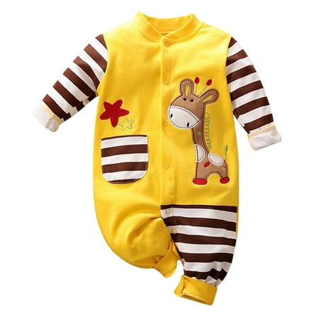Baby Romper Boys Girls Newborn Cartoon Cosplay Outfits Button Cotton Jumpsuits Long Sleeve
Baby Romper Boys Girls Newborn Cartoon Cosplay Outfits Button Cotton Jumpsuits Long Sleeve