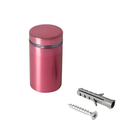 Sign Standoff 1 Diameter x 1-1/2 Barrel Length Rosy Pink Aluminum Eco Series Easy Fasten Standoff Pack of 2 by Outwater
Sign Standoff 1 Diameter x 1-1/2 Barrel Length Rosy Pink Aluminum Eco Series Easy Fasten Standoff Pack of 2 by Outwater