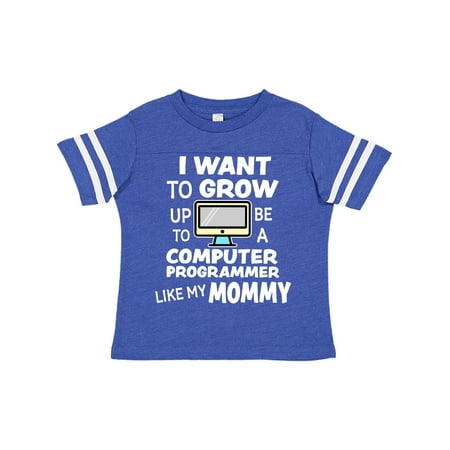 Inktastic I Want To Grow up To Be a Computer Programmer Like My Mommy Gift Toddler Boy or Toddler Girl T-Shirt
Inktastic I Want To Grow up To Be a Computer Programmer Like My Mommy Gift Toddler Boy or Toddler Girl T-Shirt