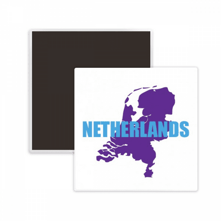 Map Netherlands European Windll Square Ceracs Fridge Magnet Keepsake Memento