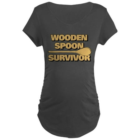 CafePress - Wooden Spoon Survivor - Maternity Dark T-Shirt 
CafePress - Wooden Spoon Survivor - Maternity Dark T-Shirt