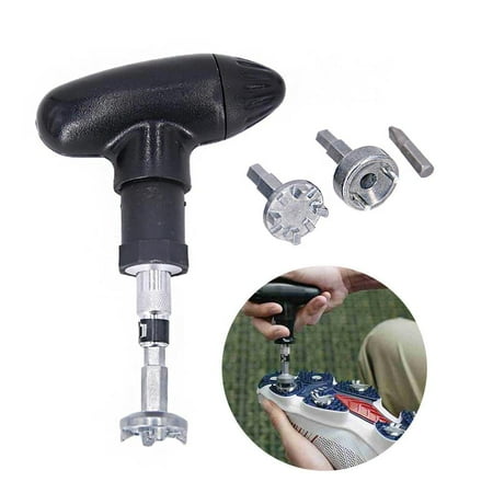 Portable Golf Nail Puller Golf Wrench Tool T-handle Golf Shoes Spikes Cleats Remove Tool
Portable Golf Nail Puller Golf Wrench Tool T-handle Golf Shoes Spikes Cleats Remove Tool