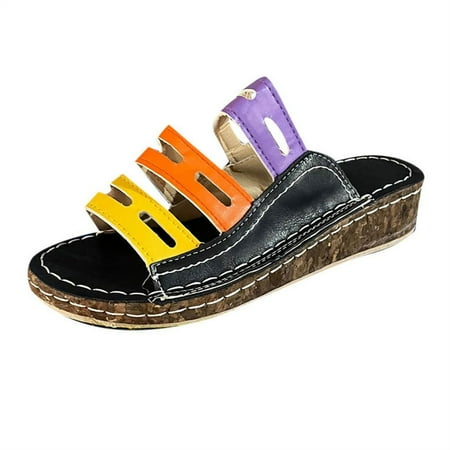 SHENGXINY Women Sandals 2022 Summer Wedge Slip On Shoes Female Thick Bottom Slippers Beach Shoes Dropshipping Rome Retro Open Toe Slides
SHENGXINY Women Sandals 2022 Summer Wedge Slip On Shoes Female Thick Bottom Slippers Beach Shoes Dropshipping Rome Retro Open Toe Slides