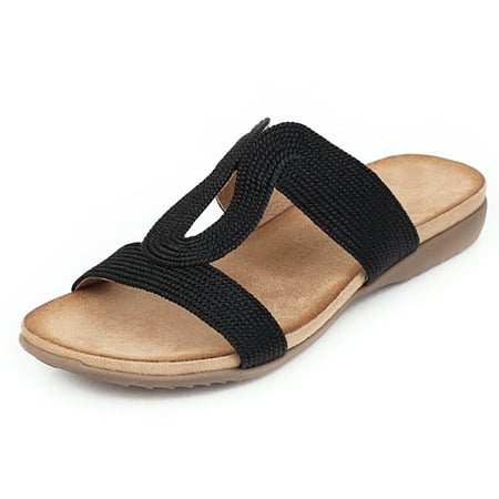 LIANGP Ladies Slippers Women Casual Big Size Beach Flat Shoes Slippers Sandals Women s Shoes Black Size 8
LIANGP Ladies Slippers Women Casual Big Size Beach Flat Shoes Slippers Sandals Women s Shoes Black Size 8