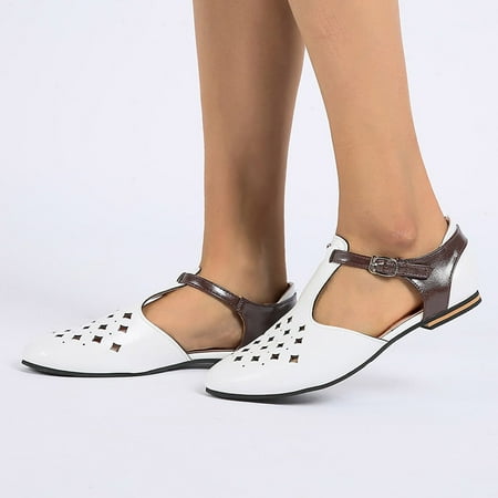 Summer Sandals Pointed Women Sandals Retro Buckle Roman Hollow Sandals Shoes
Summer Sandals Pointed Women Sandals Retro Buckle Roman Hollow Sandals Shoes