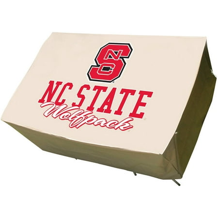 NCAA Mr. Bar-B-Q Rectangle Patio Table Cover, North Carolina State Wolfpack